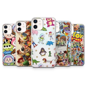 Toy Story Handyhülle Pixar Cartoon Cover für iPhone 16 Pro Max, 15, 14, 13, 12, 11, Pixel 9A, 8, 7, Samsung S25, S24, S23, S22, A54, A35