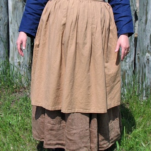 Woman&#39;s Colored Cotton Apron - Colonial