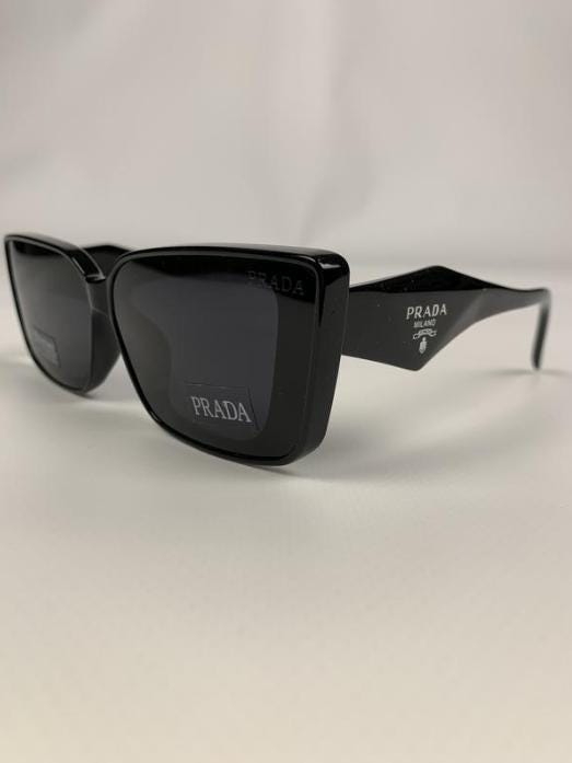 小物 y2k archive old PRADA sunglasses BLACK Y2k Vintage Prada Sunglasses Black Lens Black Frame - Etsy
