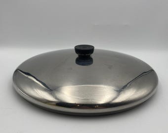 Vtg Revere Ware Replacement Lid 20 qt or Skillet Pot 12" (11 3/4") LID ONLY