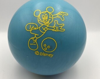 Brunswick Disney Mickey Mouse Bowling Ball 12 LBS 2 Ounces Blue Redrill USA
