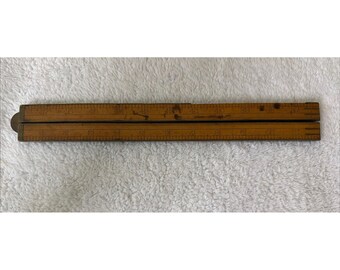 Sweetheart Stanley Rule Co #94 Four Foot Four Fold Folding VTG USA Ruler Measure