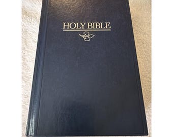Rare Nelson Wesley Study Bible NKJV New King James Version 982 Leather Navy Blue