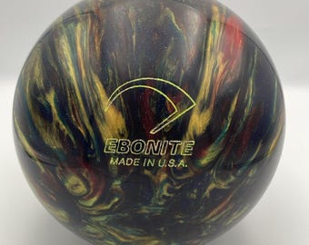 Ebonite Maxim 10 Pound Bowling Ball Made in the USA 8B261434A USBC Vintage