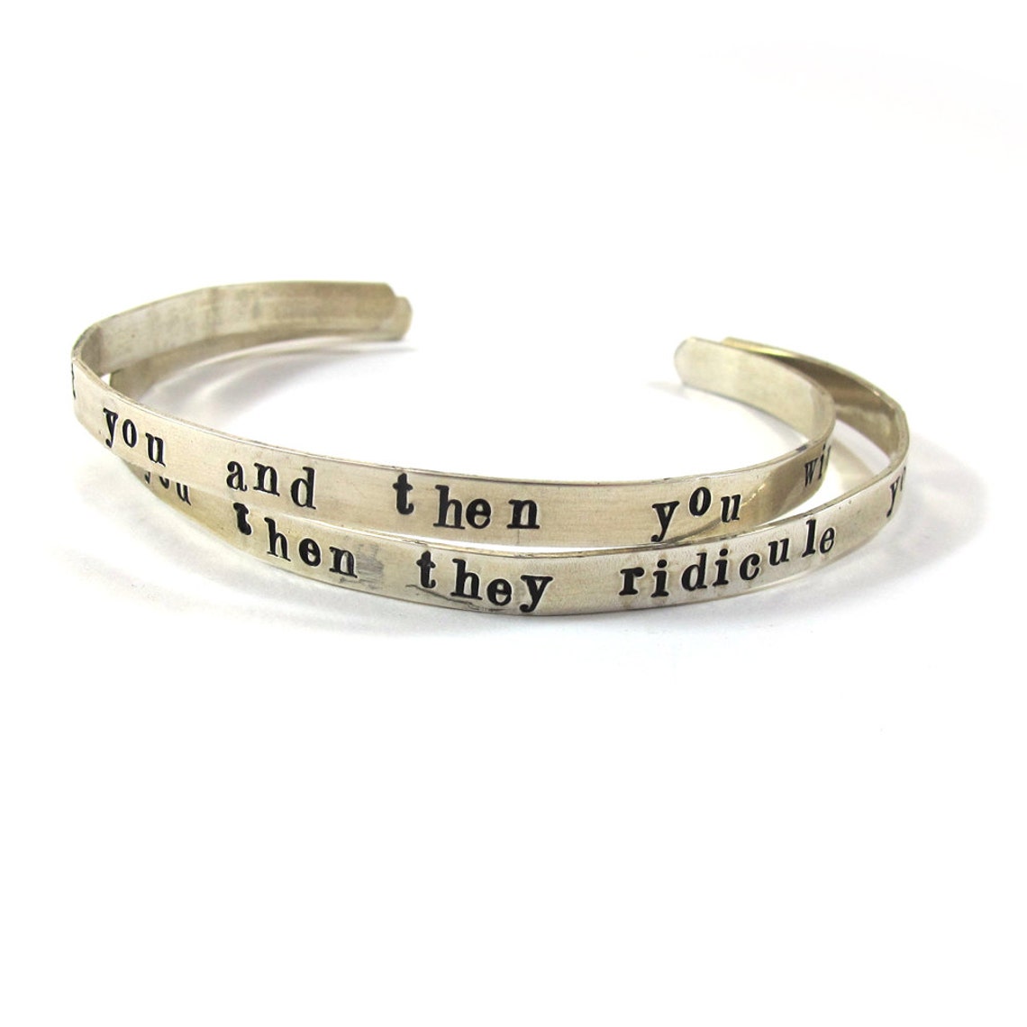 Personalized mantra bracelet custom mantra bracelet Vegan Etsy