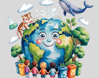 Earth Day Png, Earth Day Shirt Png, Save the Planet Png, preschool earth day, earth day, Sublimation designs download Instant