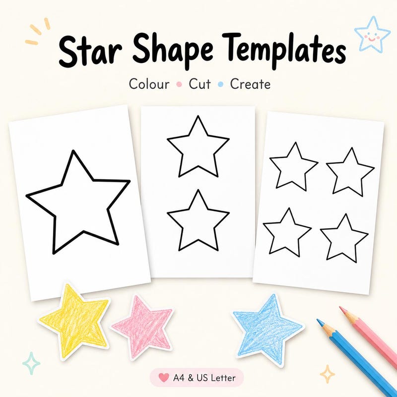Star Cut Outs - Etsy