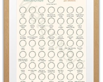 Baby Milestone Mishap Board | 50 Printable Baby Achievements & Funny Moments Tracker | Interactive Baby Keepsake Chart | Newborn Development