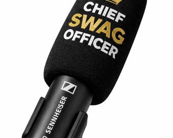 Custom Sennheiser MKE 600 Pop Filter/Windscreen - Branded Foam Mic Cover with Logo