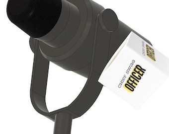 Custom Rode PodMic Microphone Flag