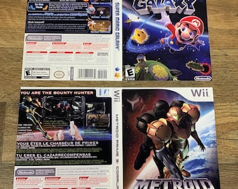 Nintendo Wii and Gamecube Replacement Cover Art
