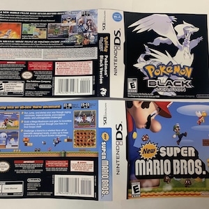 Nintendo DS Replacement Cover Art (You Choose)