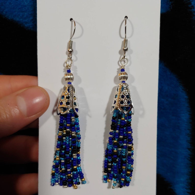 RM BTS Moonchild Tassel Earrings