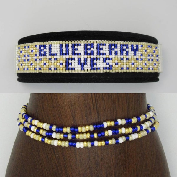 Blueberry Eyes inspired Bracelet (2 style options) - MAX & Suga