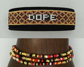 Pulsera inspirada en Dope (2 opciones de estilo)