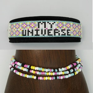 My Universe (Suga&#39;s Remix) inspired Bracelet (2 style options) - BTS