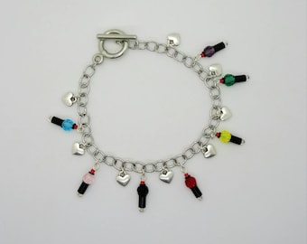 Army Bomb Charm Bracelet