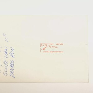 May include: A white card with blue handwritten text that reads "Adycost 69 Scope Van Danaos RCN RC3". A red stamp with the text "KODAK" is in the upper right corner.