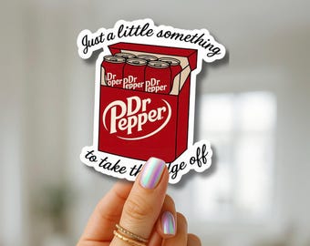 Dr Pepper Parody Sticker – Funny Soda Vinyl Decal, Water Bottle Laptop Sticker