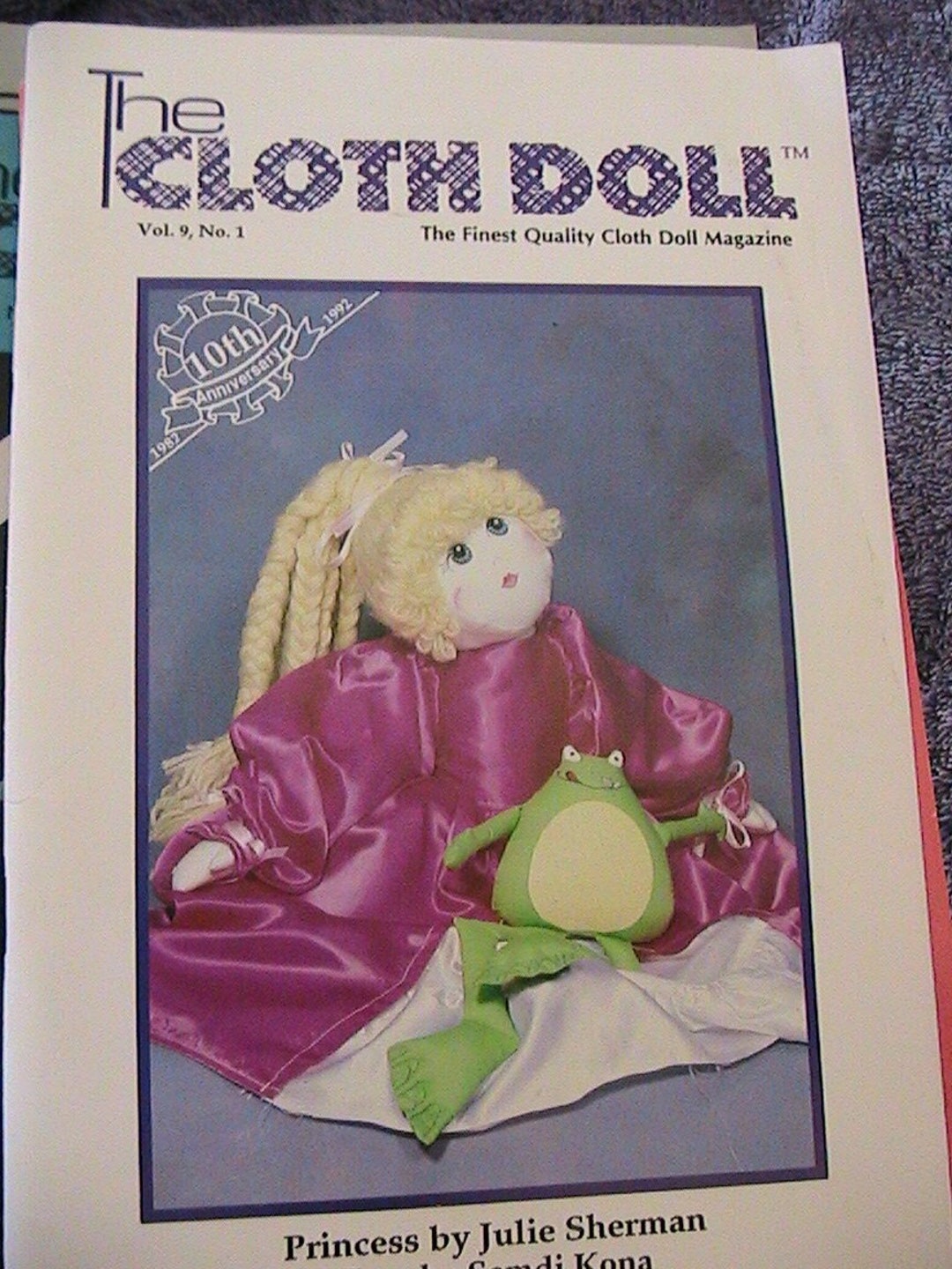 The Cloth Doll Magazine Vol 9, No 1cloth Art Doll Patterns, Techniques