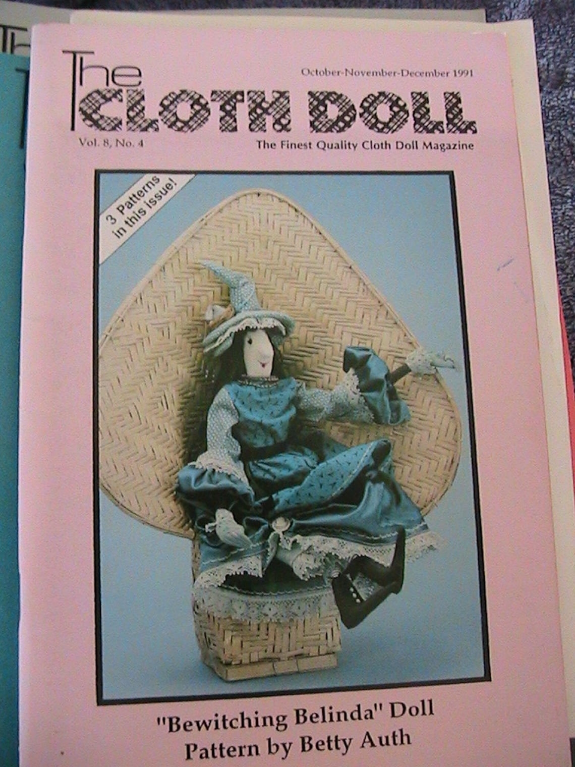 The Cloth Doll Magazine WINTER 1992vol 9 No 3cloth Art Doll Etsy
