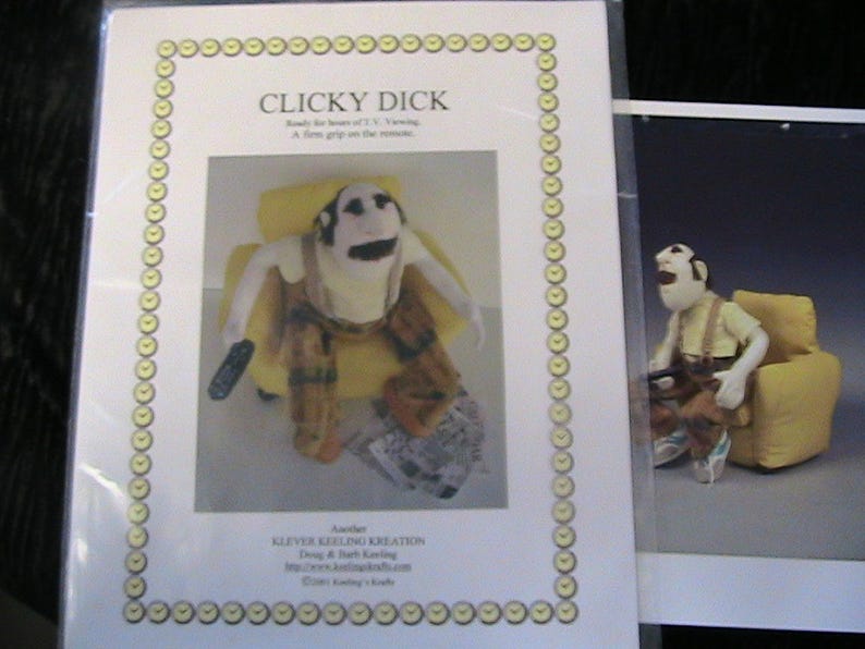 ThE STORY TELLERDoug & Barb Keeling 14 seated male 2002 PDF DoWNLOAD Magnificent whimsical cloth art doll pattern image 2