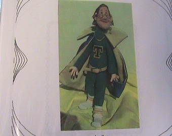 TWISSEL MAN~SeNIOR SuPER HeRO~Barb Keeling~Rare 1999 PDF DoWNLOADABLE~21" cloth art doll pattern