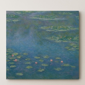 The Water Lilies - Claude Monet 1926 | Handmade Oil Reproduction Painting on Canvas | Made-to-Order Wall Art