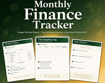 Planificador de presupuesto para personas con TDAH (imprimible) / Planificador financiero para adultos con TDAH / Registro de gastos impulsivos / Planificador de gestión del dinero / Descarga digital