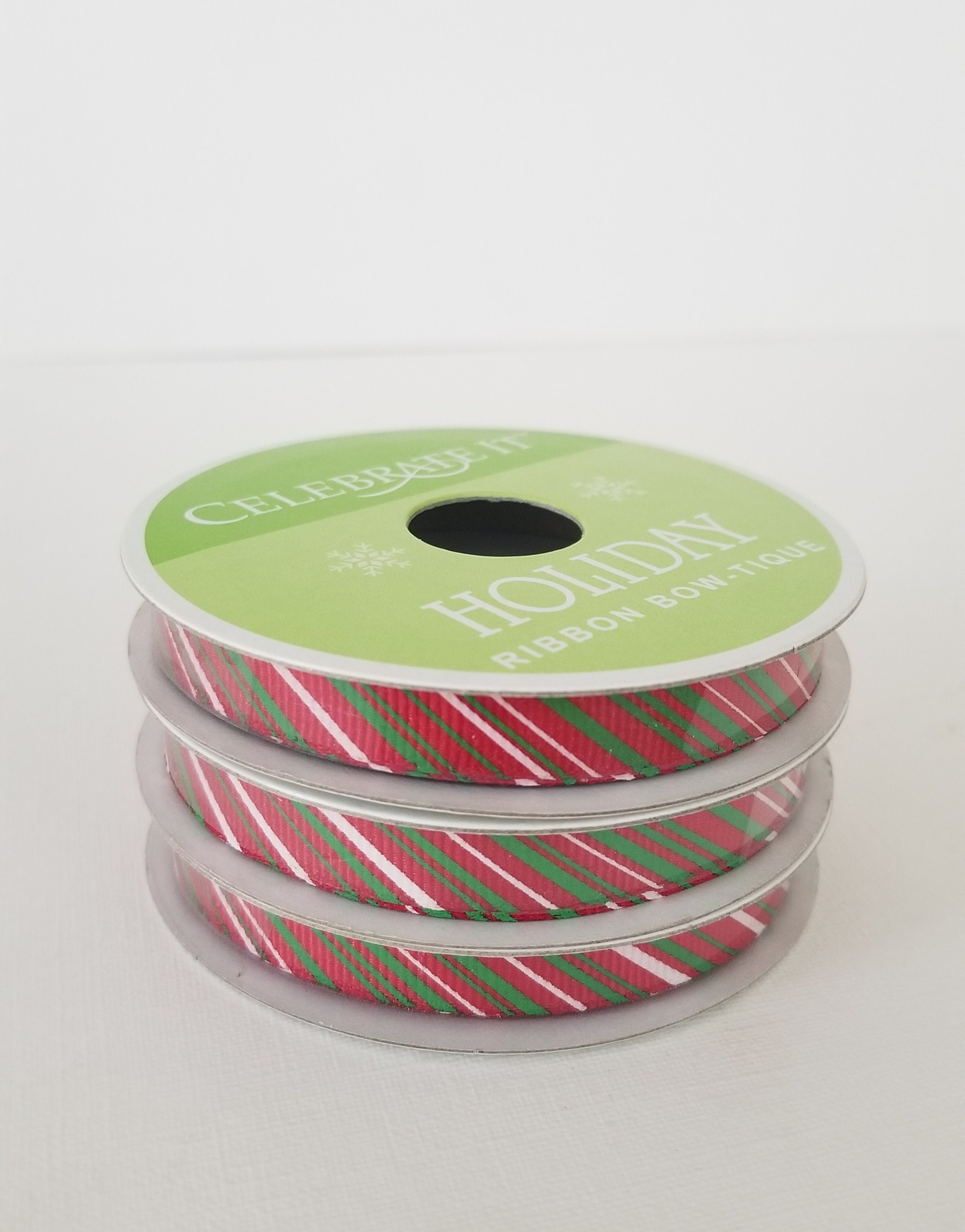 1.6 Foam Strip Wired Ribbon: Green (5 Feet) [MD058609] 