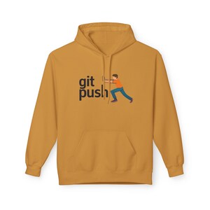 git push hoodie | developer programming humor, coder sweatshirt image 6