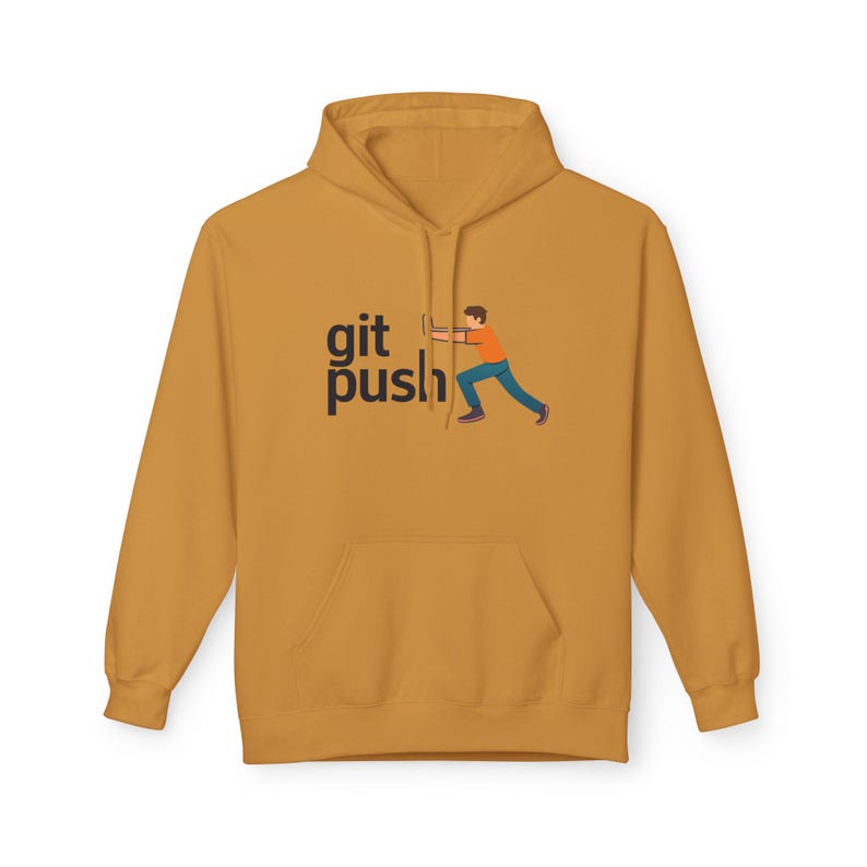 git push hoodie | developer programming humor, coder sweatshirt image 6