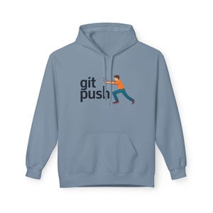 git push hoodie | developer programming humor, coder sweatshirt image 9