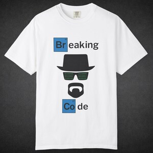 Briser les codes T-shirt | T-shirt de codage de chimie | Cadeau programmeur | T-shirt drôle de développeur | Vêtements de geek