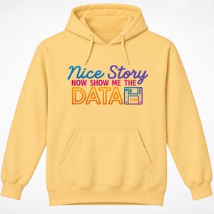 素敵なストーリー、今すぐデータを見せて！パーカー | データサイエンス、統計、プログラミング