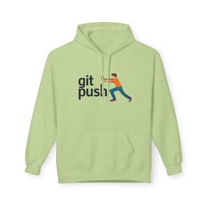 git push hoodie | developer programming humor, coder sweatshirt image 7