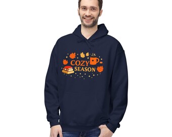 Cozy Season Sweatshirt Fall Vibes Hoodie Autumn Aesthetic Shirt Pumpkin Spice Season Sweater Weather Clothing Hygge Life Gift
