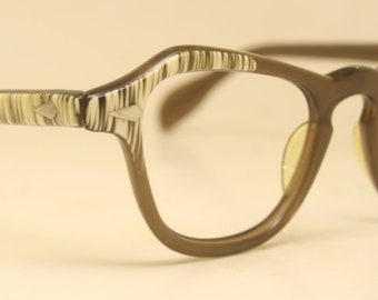 American Optical Cat Eye Glasses Brown 1960s glasses