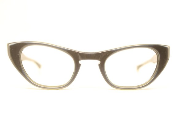 Small Blue Vintage 50s Eyeglasses Unused Cat Eye … - image 2