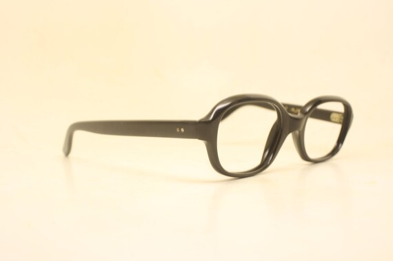 Vintage Cat Eye Glasses Black Medium 1960s Glasse… - image 3