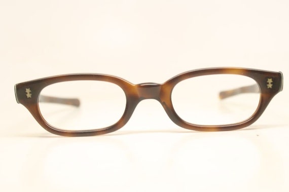 Tortoise Vintage 1950s Glasses Unused Cat Eye Gla… - image 2