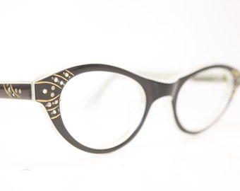 Unique cat eye glasses black vintage cateye frames eyeglasses