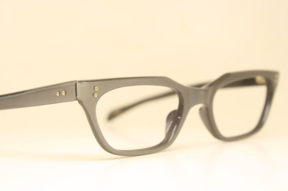 Gray Cat Eye Glasses Unused Vintage - image 2