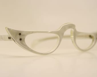 Vintage Reading Glasses Unused Cat Eye Eyeglasses