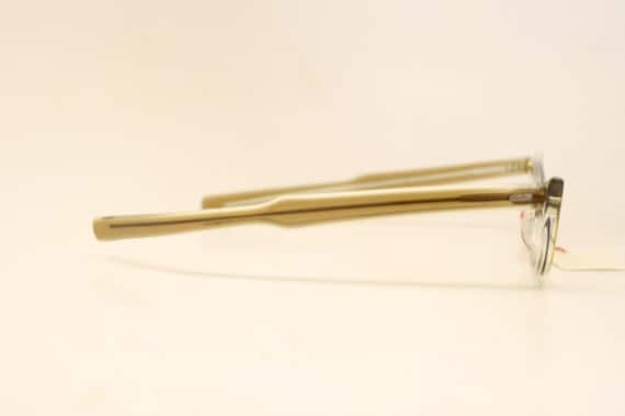 Small Unused Brownsmoke Vintage Cat Eye Glasses - image 4