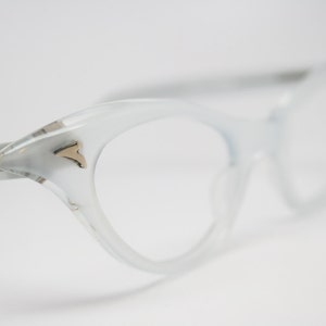 White cat eye glasses  vintage cateye eyeglasses frames