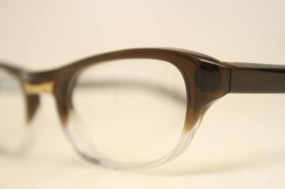 Brown Fade cat eye eyeglasses  vintage cat eye gl… - image 1