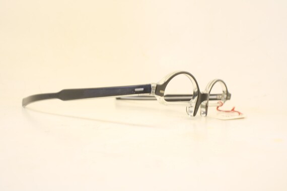 Vintage Cat Eye Glasses Black Small 1960s Glasses… - image 3