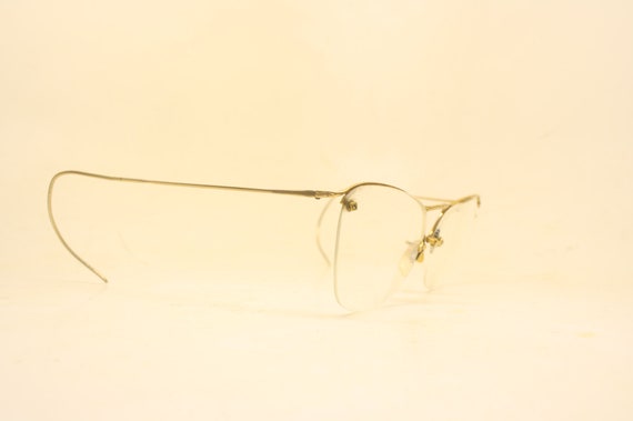 Vintage Cat Eye Glasses White Small 1960s Glasses… - image 2