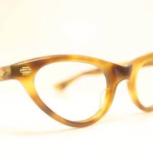 Cat Eye Glasses Tortoise Vintage 1950s Eyewear Cateye Frames
